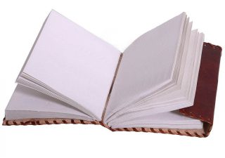 Middeleeuws Lederen Schrijfboek - Notitieboek
