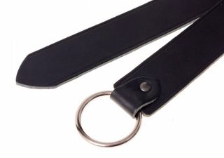 Mittelalterlicher Ringgürtel 4 cm breit in Schwarz