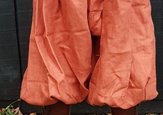 Viking Rusvik Broek, Linnen in maat XL in Oranje