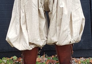 ​Viking Rusvik Broek, Linnen in maat XL in beige