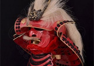 Kabuto-helm van Takeda Shingen, met Mempo-Masker