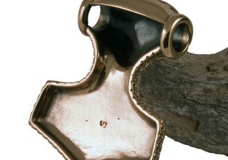 Wikinger Schonenhammer / Thorshammer Anhanger Bronze