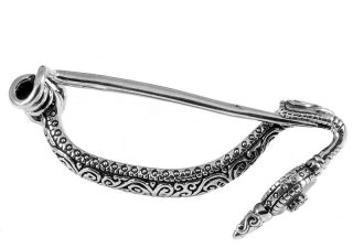 Keltische Fibula in Zilver