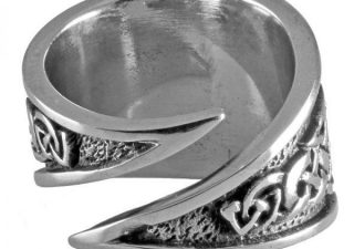 ​Keltische Ring Zilver Groot