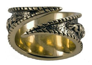 Keltische Ring Brons Groot