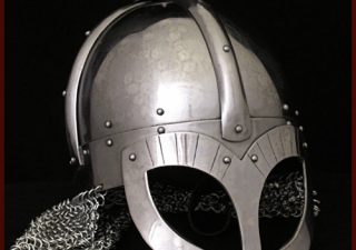 Wikinger-Brillenhelm Gjermundbu Stil 550 - 793 n. Chr.