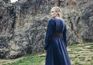 Viking Dames Onderjurk in Blauw