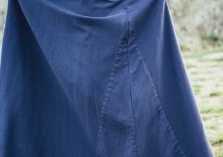 Wikinger Damen Unterkleid in Blau