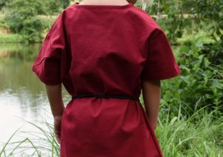 Viking - Middeleeuwen Kinder Tuniek in Rood maat 164