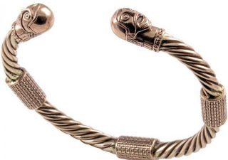 Viking Oseberg Armband in Brons (aanbieding)