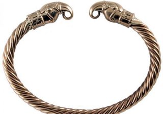 Wikinger Odins Raben Armreifen in Bronze (anbietung)
