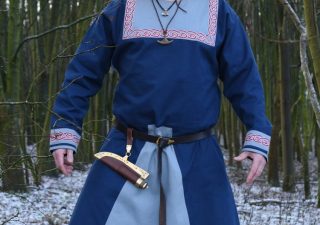 Viking Tuniek, Katoen in Blauw