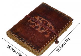 Viking Notitieboek - Dagboek met gepatineerd papier en Keltisch zwijn (Kingdom of Mercia)