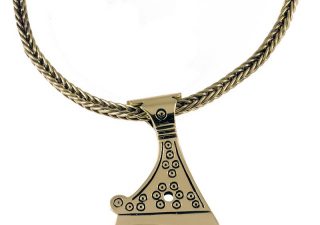 Viking Ketting 55 cm, in Brons (aanbieding)