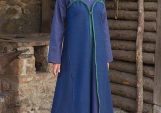 Wikinger Russe Kleid Katarzyna Blau/Grun