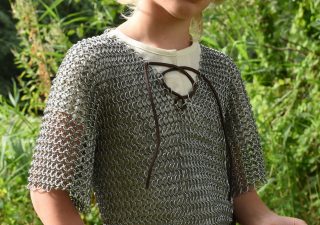 Kettenhemd für Kinder, verzinkter Stahl, Mass 164