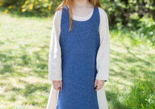 ​Kinderüberkleid Haithabu Ylva in Meerblau