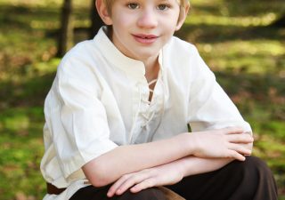 Middeleeuwse Kindershirt in Natuurlijke kleur