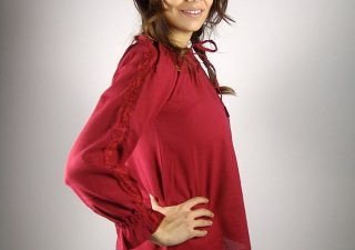 Mittelalterbluse in Rot