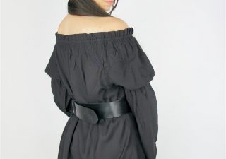 Mittelalterbluse in Schwarz