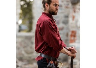 Mittelalter Bluse in Rot