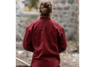Mittelalter Bluse in Rot