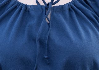 Mittelalterkleid, Unterkleid in Blau