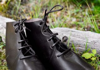 Middeleeuwse Veterschoenen, halfhoog(aanbieding)