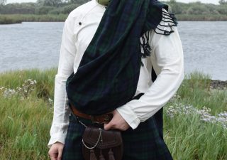 Schotse Kilt, Black Watch Tartan, 8 Meter Stof