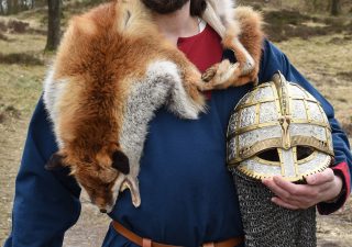 Vikinghelm, Replica originele vondst uit scheepsgraf Valsgärde 8