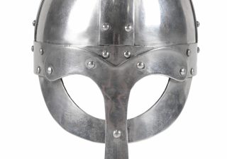 Wikinger Brillenhelm mit langem Nasal, 2 mm Stahl