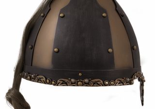 Viking Rus helm met pluim van paardenhaar