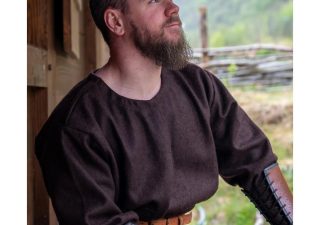 Viking Tuniek van Wol in Bruin