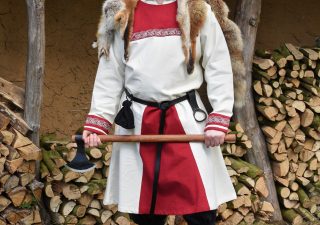 Viking Tuniek, Katoen in Rood