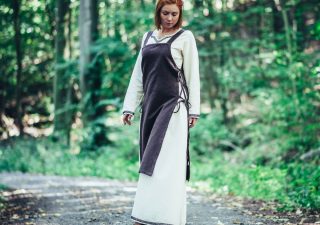 Viking Dames Overkleed in Bruin in Katoen