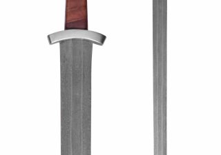 Wikinger Schwert Godfred von Damascus steel (deko)