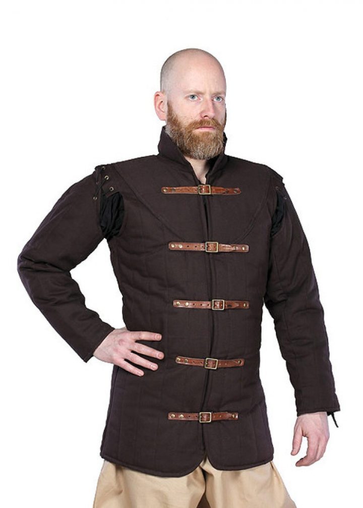 Mittelalter Gambeson Braun (AUSVERKAUF)