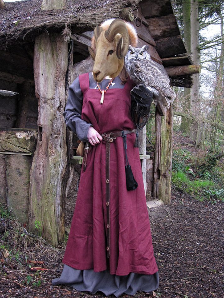 Viking dames kleding linnen