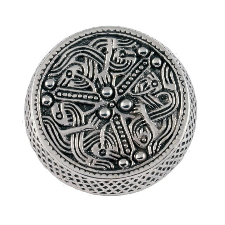Wikinger Dosenfibel 700-750 n. Chr. 925er Silber