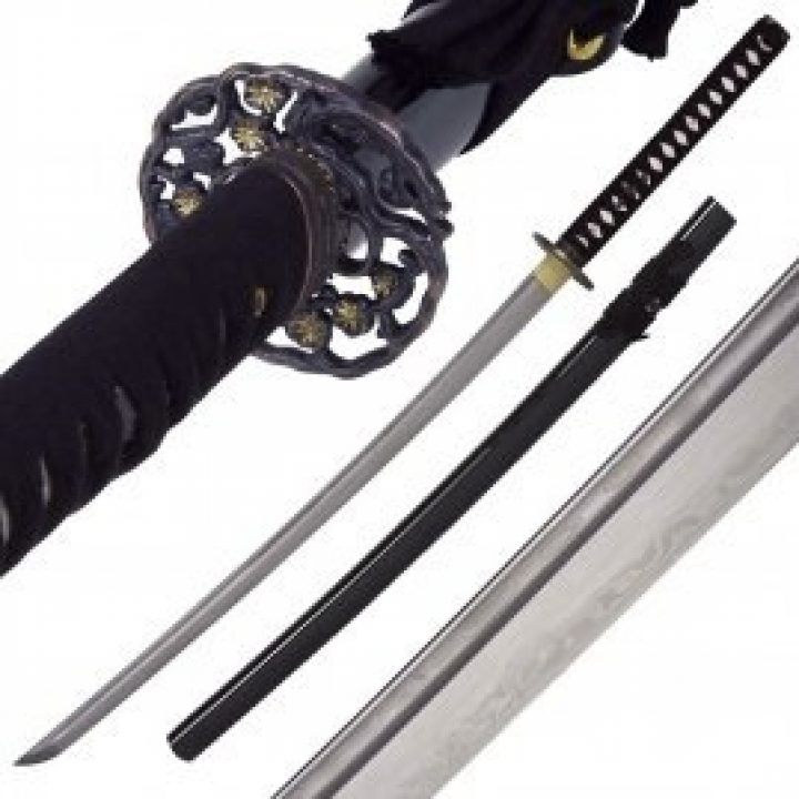 John Lee Golden Flower Katana Damast