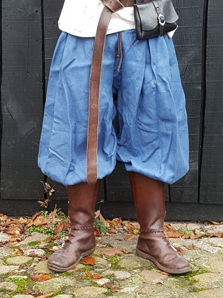 Viking Rusvik Broek, Linnen in maat L in Blauw