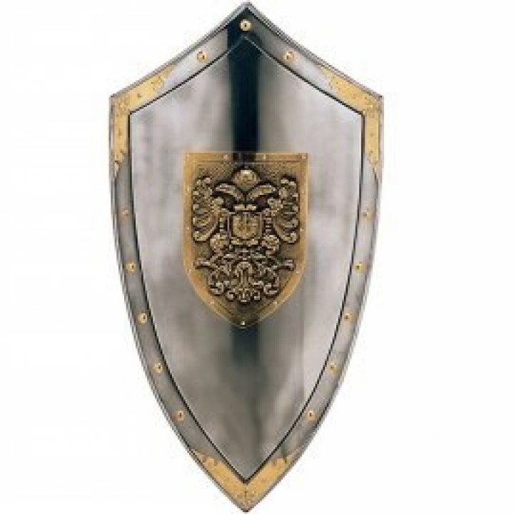 Metalen schild met Adelaars Embleem