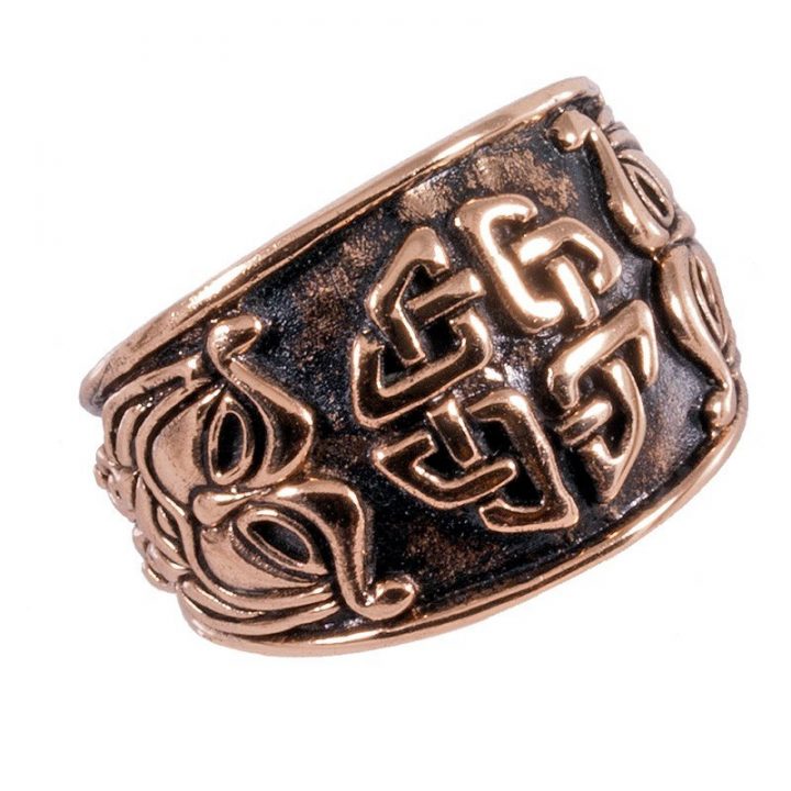 Keltischer Ring Bronze Klein