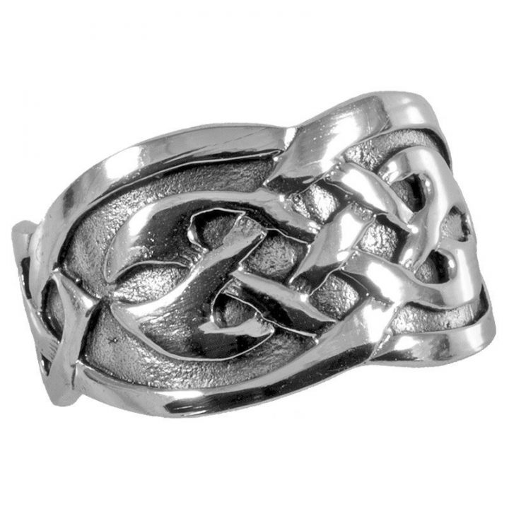 Keltische Ring Zilver Groot