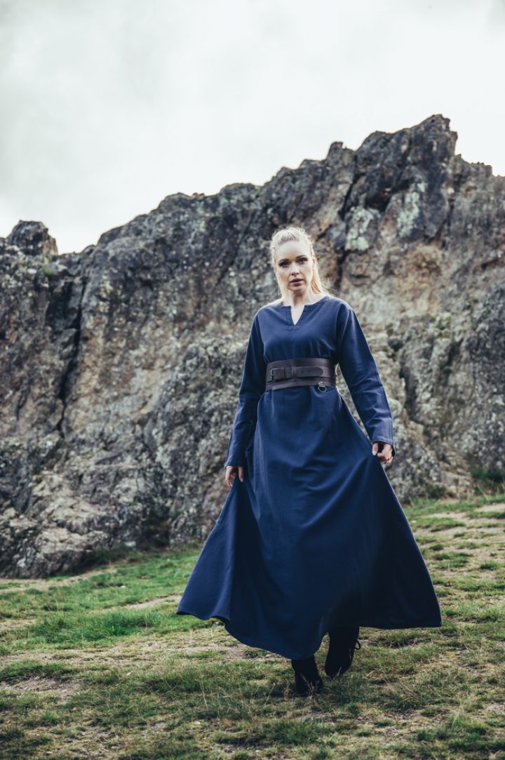 Viking Dames Onderjurk in Blauw