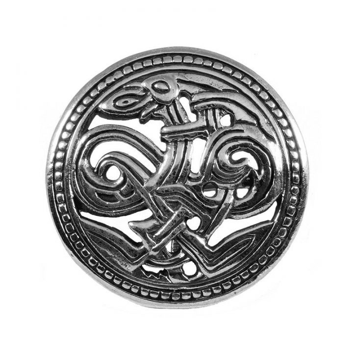 Viking Haithabu Fibula in Zilver (925er)