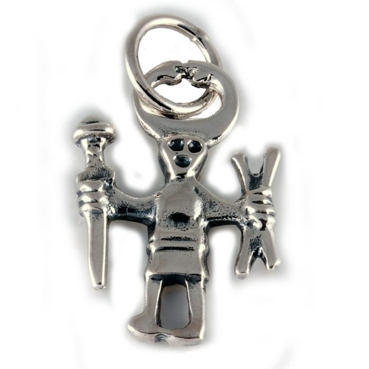 Wikinger Odin Amulet Silber