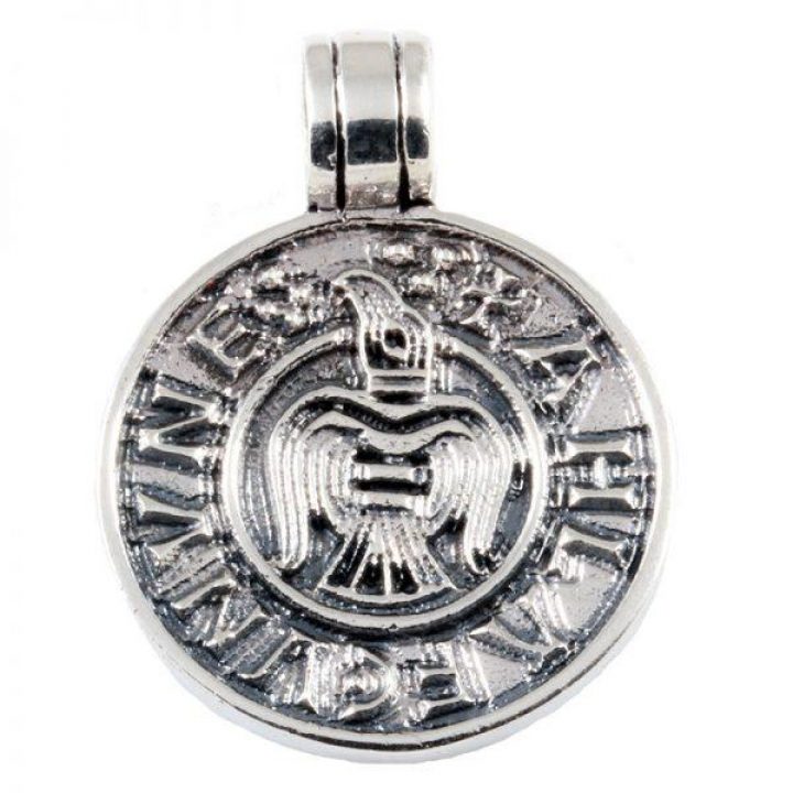 Wikinger Raven Coin in Silber