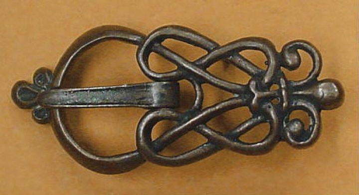 Wikinger Riemen Schnalle Bronze, Gotland, 8 - 9Jh.