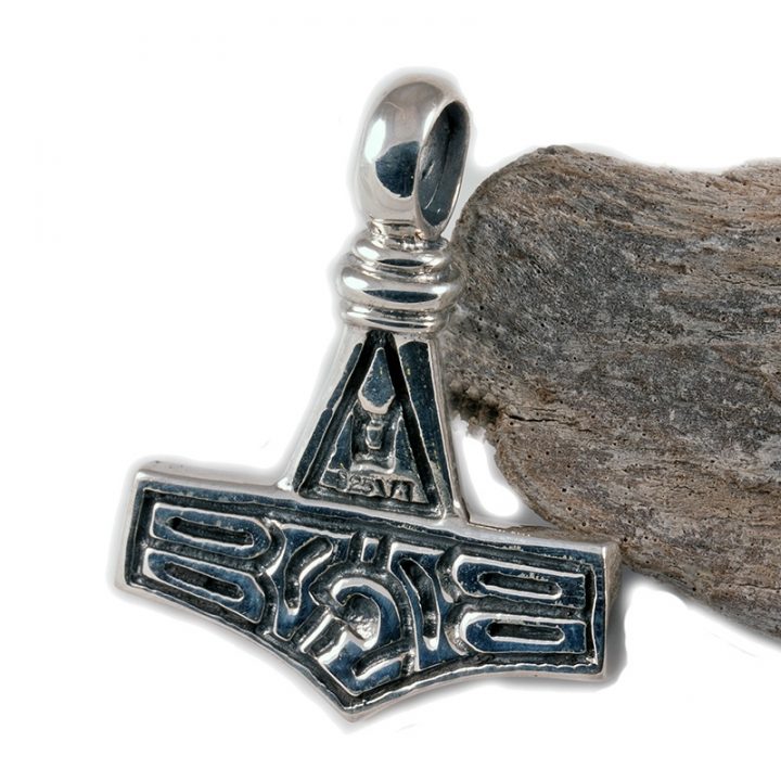 Viking Thor's hamer - Mjölnir in Zilver (925er)